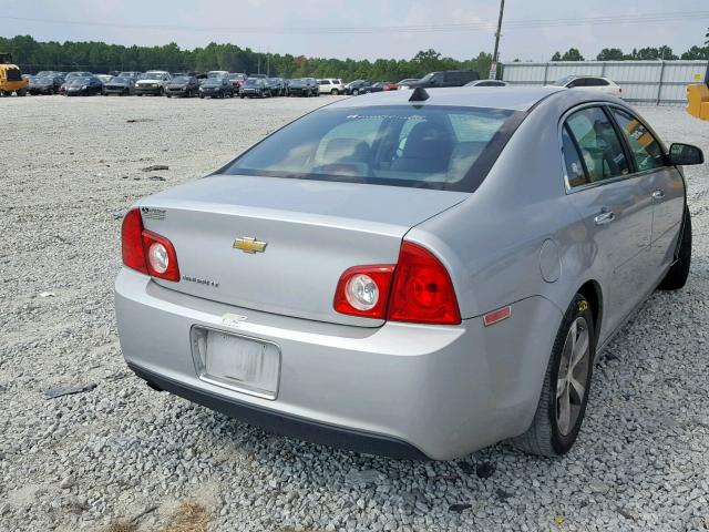 1G1ZC5E02CF145166 - 2012 CHEVROLET MALIBU 1LT 银色 照片 4