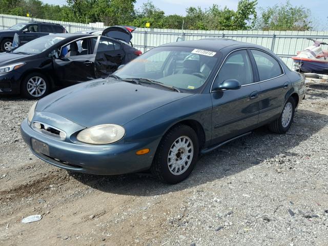 1MELM50U8VA609693 - 1997 MERCURY SABLE GS GREEN photo 2