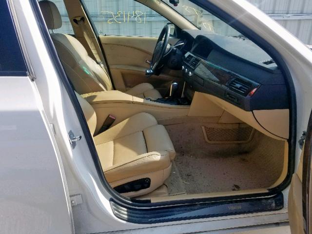 WBANN73516CN02740 - 2006 BMW 530 XIT WHITE photo 5