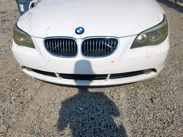 WBANN73516CN02740 - 2006 BMW 530 XIT WHITE photo 9