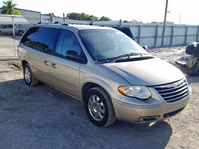 2C8GP64L35R594418 - 2005 CHRYSLER TOWN & COU TAN photo 1