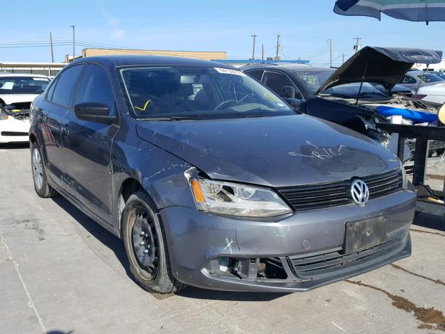 3VWLL7AJ4EM266739 - 2014 VOLKSWAGEN JETTA TDI GRAY photo 1