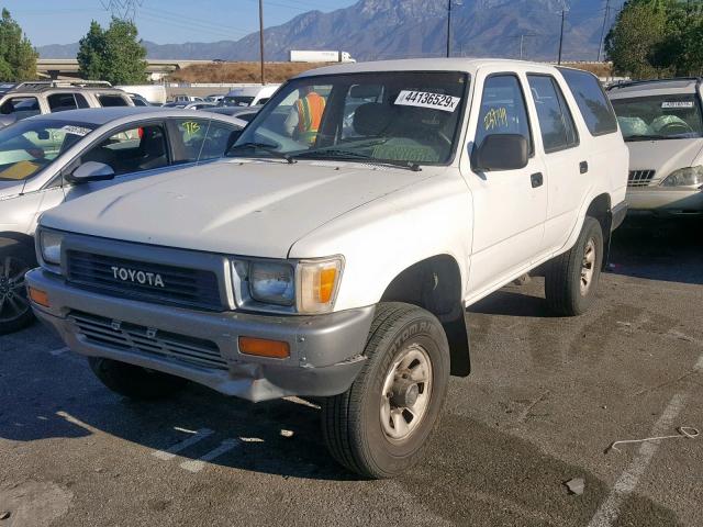 JT3VN29V4L0001257 - 1990 TOYOTA 4RUNNER VN WHITE photo 2