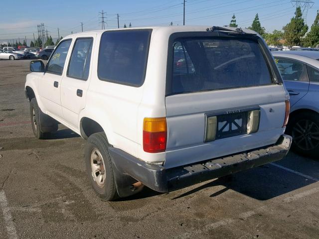 JT3VN29V4L0001257 - 1990 TOYOTA 4RUNNER VN WHITE photo 3