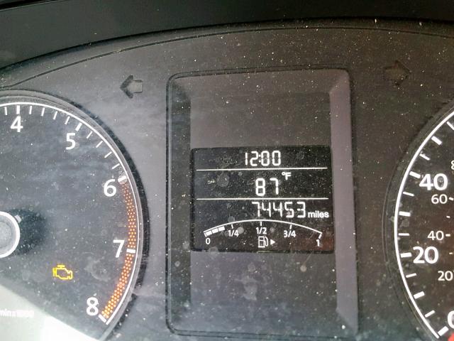 3VW1K7AJ9EM365468 - 2014 VOLKSWAGEN JETTA BASE SILVER photo 8