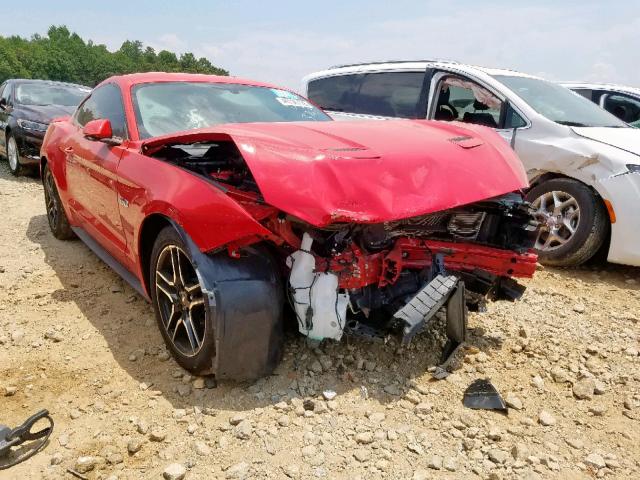 1FA6P8CF2K5163765 - 2019 FORD MUSTANG GT RED photo 1