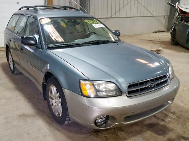 4S3BH665117668860 - 2001 SUBARU LEGACY OUT GREEN photo 1