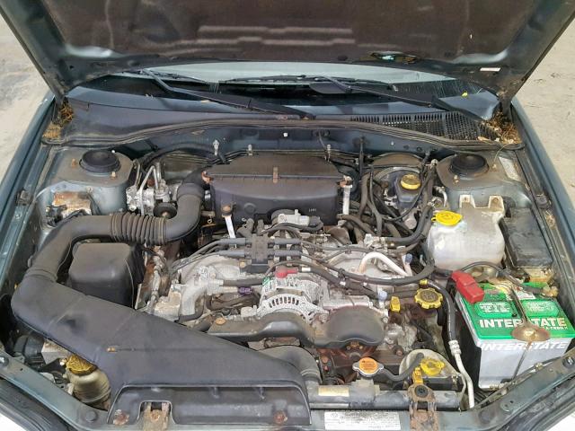 4S3BH665117668860 - 2001 SUBARU LEGACY OUT GREEN photo 7