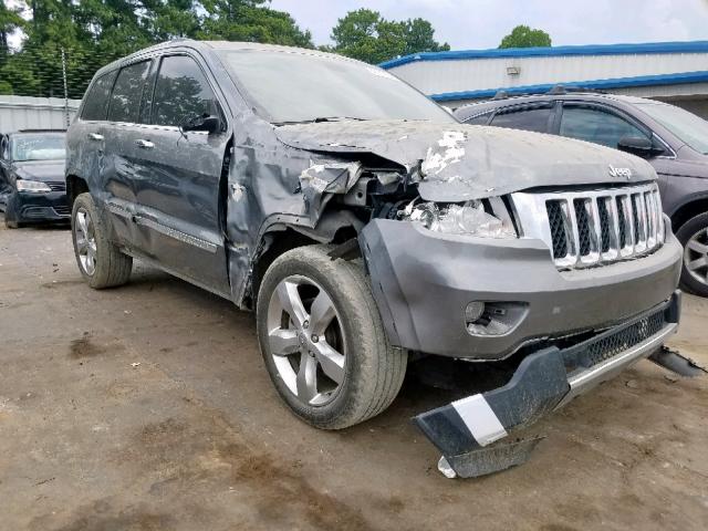 1C4RJECT8CC236454 - 2012 JEEP GRAND CHER GRAY photo 1