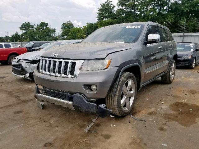 1C4RJECT8CC236454 - 2012 JEEP GRAND CHER GRAY photo 2