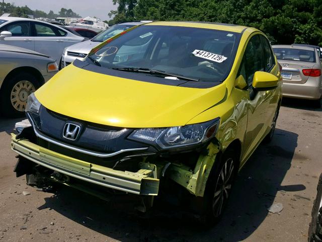 JHMGK5H75GX028450 - 2016 HONDA FIT EX YELLOW photo 2