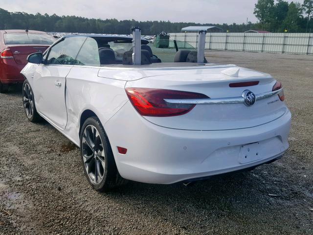 W04WH3N59KG304005 - 2019 BUICK CASCADA PR WHITE photo 3