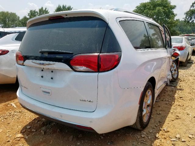 2C4RC1GGXJR320845 - 2018 CHRYSLER PACIFICA L WHITE photo 4