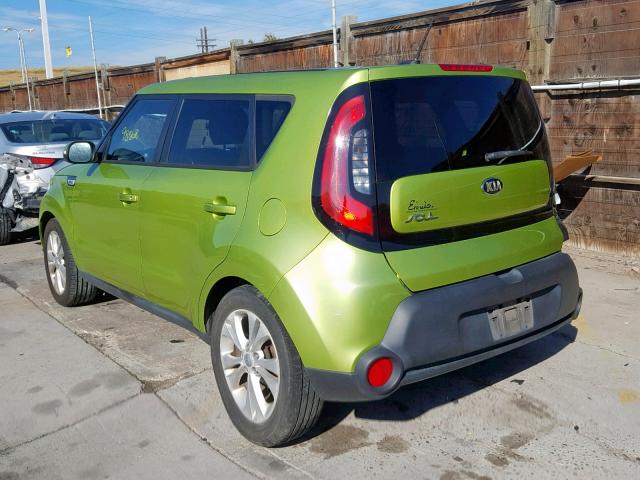 KNDJP3A57E7707641 - 2014 KIA SOUL + GREEN photo 3