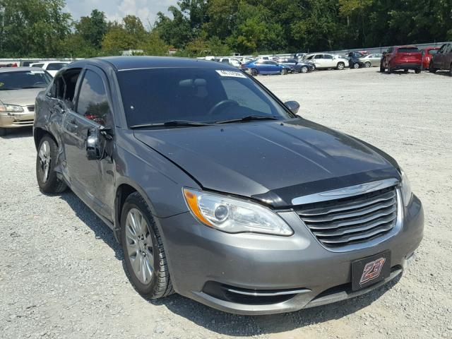 1C3CCBAB5CN281868 - 2012 CHRYSLER 200 LX GRAY photo 1