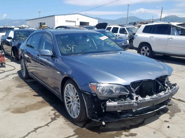 WBAHN83538DT78910 - 2008 BMW 750 LI BLUE photo 1