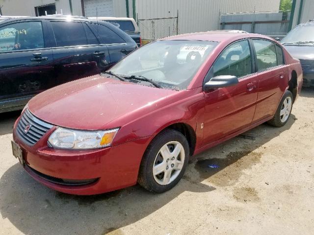 1G8AJ55F87Z132273 - 2007 SATURN ION LEVEL MAROON photo 2