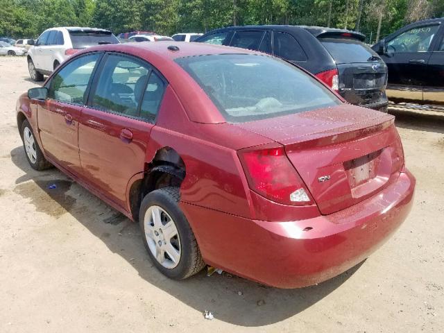 1G8AJ55F87Z132273 - 2007 SATURN ION LEVEL MAROON photo 3