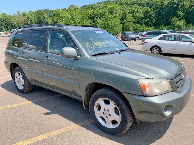 JTEEP21A370227578 - 2007 TOYOTA HIGHLANDER GREEN photo 2