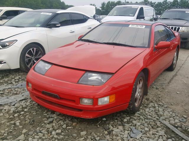 JN1RZ26A4LX003409 - 1990 NISSAN 300ZX 2+2 RED photo 2