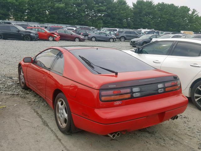 JN1RZ26A4LX003409 - 1990 NISSAN 300ZX 2+2 RED photo 3