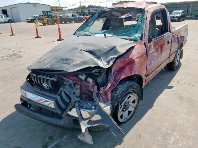 5TENL42N53Z273940 - 2003 TOYOTA TACOMA RED photo 2