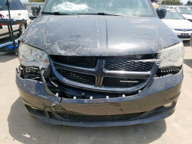 2D4RN7DG6BR711206 - 2011 DODGE GRAND CARA BLACK photo 9