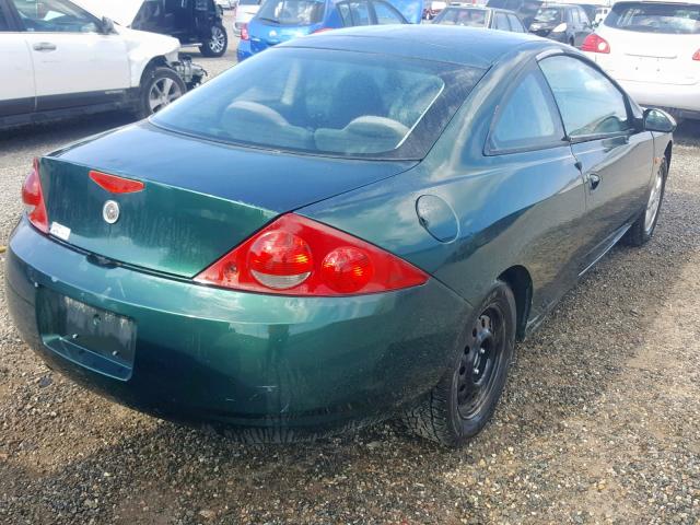 1ZWFT6036X5664890 - 1999 MERCURY COUGAR I4 GREEN photo 4