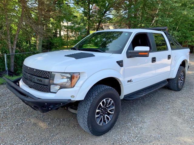 1FTFW1R61CFC38124 - 2012 FORD F150 SVT R WHITE photo 2