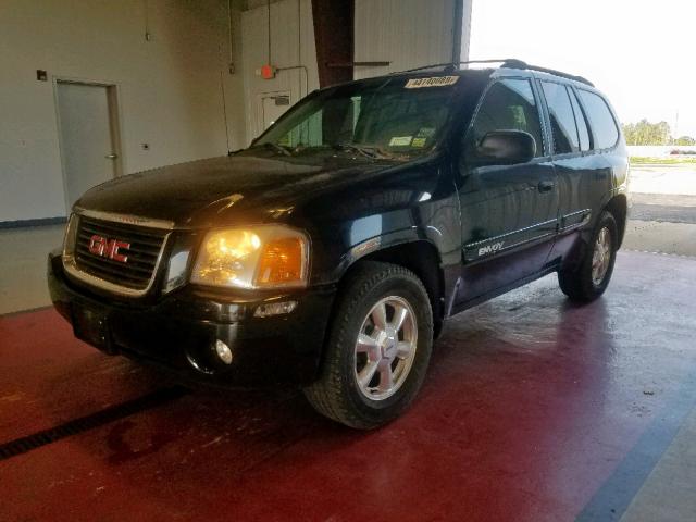 1GKDT13S252127408 - 2005 GMC ENVOY BLACK photo 2