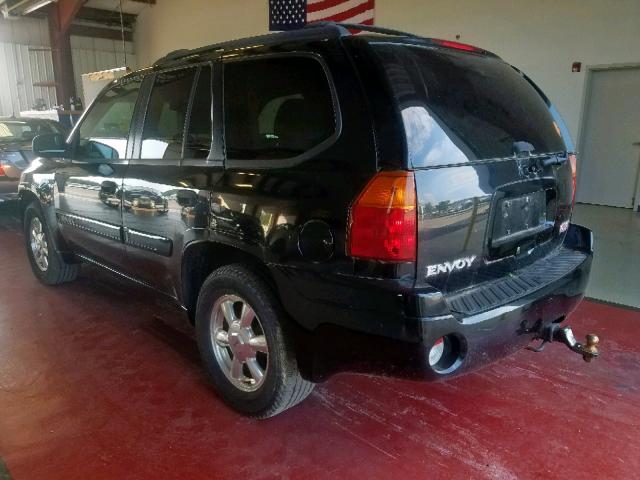 1GKDT13S252127408 - 2005 GMC ENVOY BLACK photo 3