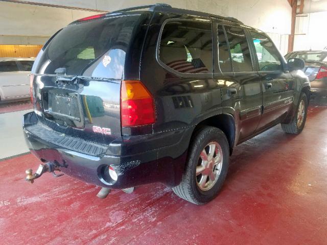 1GKDT13S252127408 - 2005 GMC ENVOY BLACK photo 4