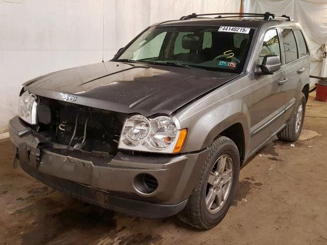 1J8GR48K47C577102 - 2007 JEEP GRAND CHER GRAY photo 2