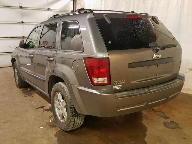 1J8GR48K47C577102 - 2007 JEEP GRAND CHER GRAY photo 3