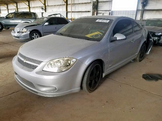 1G1AP11P667723457 - 2006 CHEVROLET COBALT SS SILVER photo 2