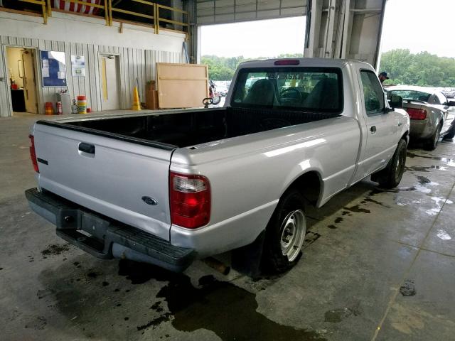 1FTYR10U32PB67660 - 2002 FORD RANGER SILVER photo 4