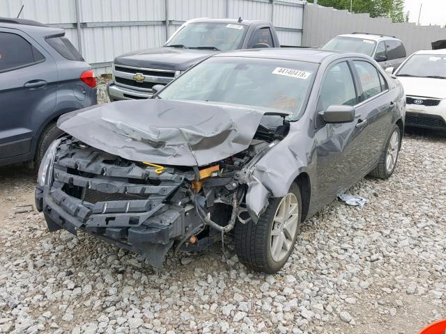 3FAHP0JA4CR283888 - 2012 FORD FUSION SEL GRAY photo 2