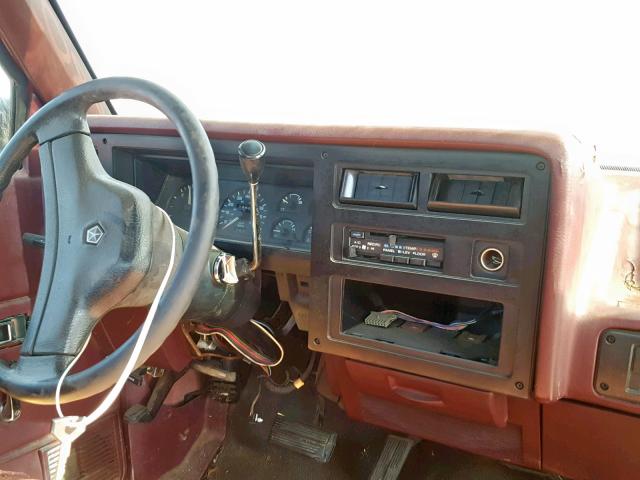 1B7GL26X6LS708803 - 1990 DODGE DAKOTA RED photo 9