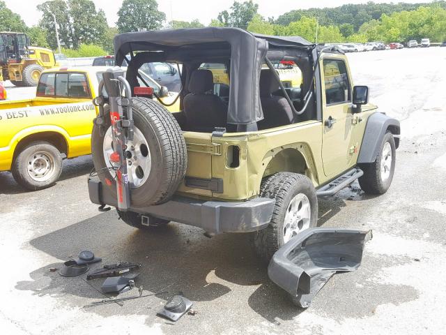 1C4AJWAG5DL583492 - 2013 JEEP WRANGLER S GREEN photo 4