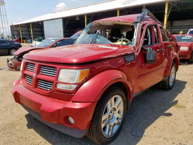 1D4PT4GK9BW607909 - 2011 DODGE NITRO HEAT RED photo 2