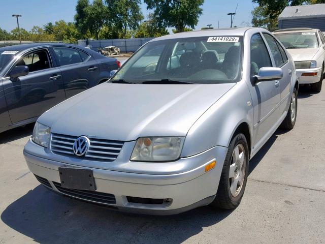 3VWSK69M72M151152 - 2002 VOLKSWAGEN JETTA GLS SILVER photo 2