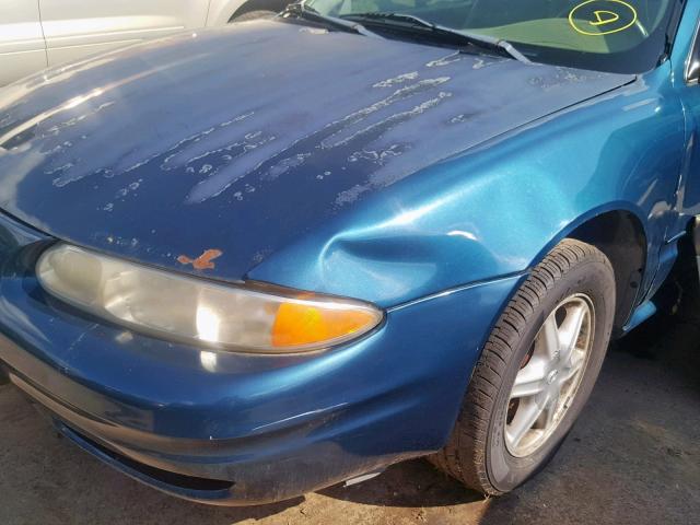 1G3NL12F33C105204 - 2003 OLDSMOBILE ALERO GL GREEN photo 3