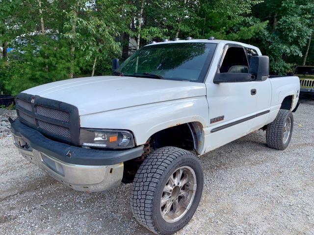 3B7KF23661G233235 - 2001 DODGE RAM 2500 WHITE photo 2