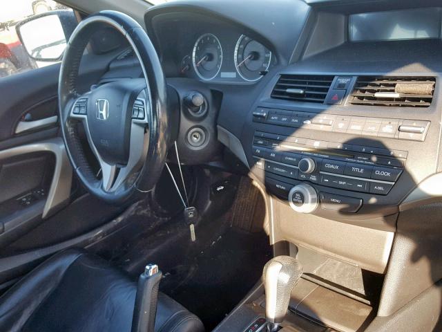 1HGCS22828A013314 - 2008 HONDA ACCORD EXL RED photo 9