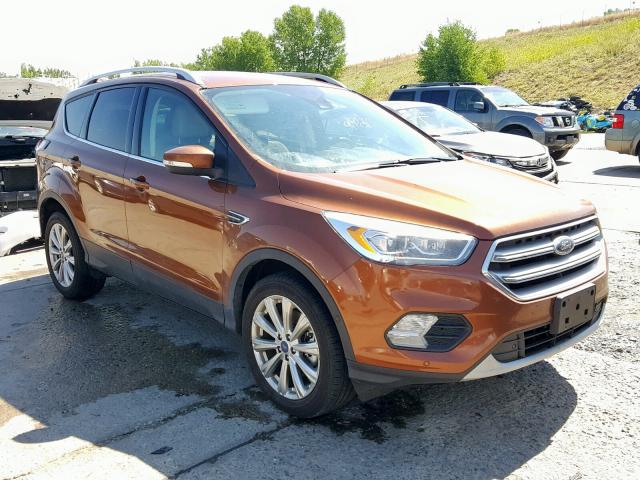 1FMCU9J99HUD41318 - 2017 FORD ESCAPE TIT ORANGE photo 1