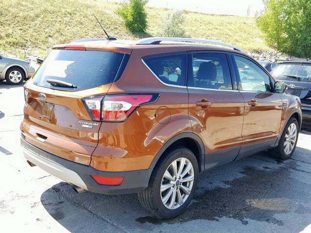 1FMCU9J99HUD41318 - 2017 FORD ESCAPE TIT ORANGE photo 4