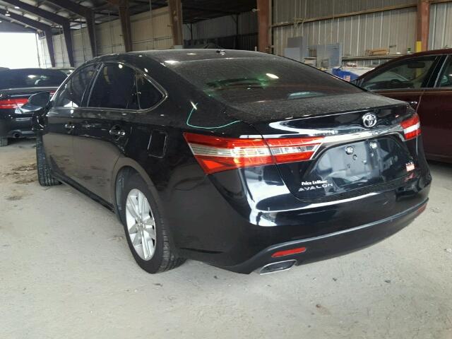 4T1BK1EB4EU109706 - 2014 TOYOTA AVALON BAS BLACK photo 3