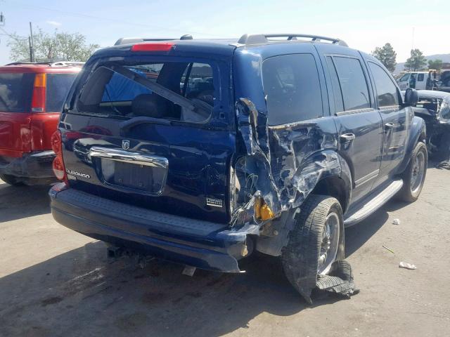 1D8HB58D75F598675 - 2005 DODGE DURANGO LI BLUE photo 4