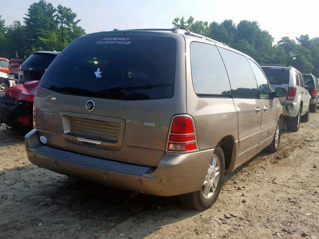 2MRDA20204BJ19163 - 2004 MERCURY MONTEREY BEIGE photo 4