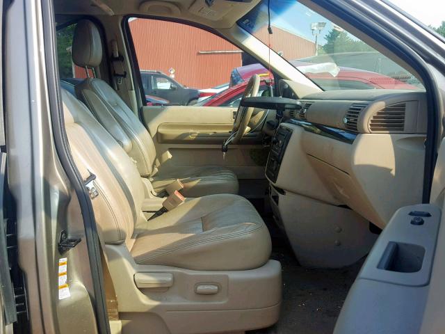 2MRDA20204BJ19163 - 2004 MERCURY MONTEREY BEIGE photo 5